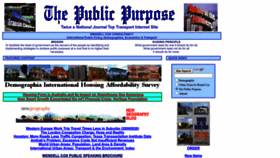 What Publicpurpose.com website looks like in 2024 