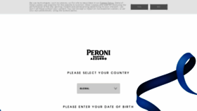 What Peroniitaly.com website looks like in 2024 