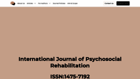 What Psychosocial.com website looks like in 2024 