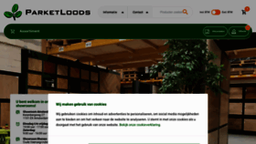 What Parketloods.nl website looks like in 2024 