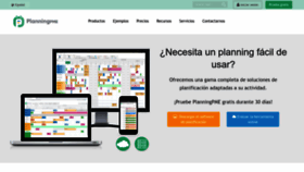 What Planningpme.es website looks like in 2024 