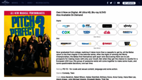 What Pitchperfectmovie.com website looks like in 2024 