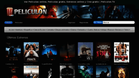 What Peliculon.net website looked like in 2011 (12 years ago)