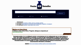 What Preciosderemedios.cl website looked like in 2011 (12 years ago)