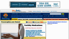 What Preconception.com website looked like in 2011 (12 years ago)
