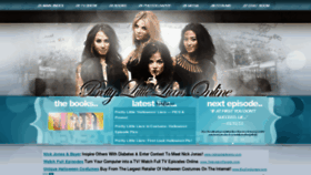 What Pretty-little-liars.com website looked like in 2011 (12 years ago)