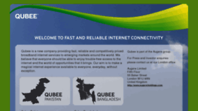 What Qubee.com website looked like in 2011 (12 years ago)
