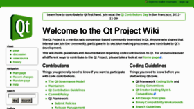 What Qt-labs.org website looked like in 2011 (12 years ago)