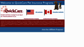 What Quickcarepetinsurance.com website looked like in 2012 (12 years ago)