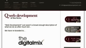 What Qwebdevelopment.com website looked like in 2012 (11 years ago)