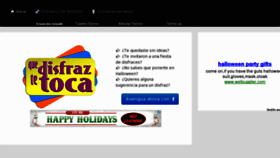 What Quedisfraz.com website looked like in 2012 (11 years ago)