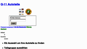 What Q11-shop.de website looked like in 2012 (11 years ago)