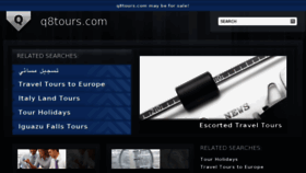 What Q8tours.com website looked like in 2012 (11 years ago)