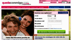 What Quedaconmigo.com website looked like in 2013 (11 years ago)