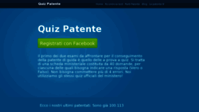 What Quizpatente.it website looked like in 2013 (10 years ago)