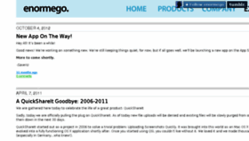 What Quickshareit.com website looked like in 2013 (12 years ago)