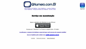 What Qnumero.com.br website looked like in 2013 (10 years ago)