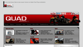 What Quadmagazin.de website looked like in 2014 (10 years ago)