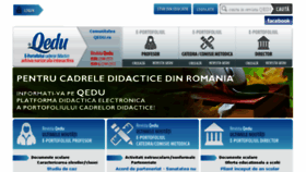 What Qedu.ro website looked like in 2014 (11 years ago)