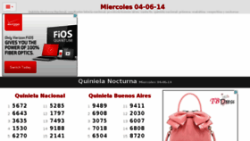 What Quinielanacionaln.com.ar website looked like in 2014 (9 years ago)