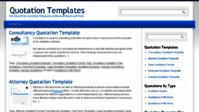 What Quotationtemplates.com website looked like in 2014 (9 years ago)