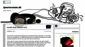 What Quartermain.dk website looked like in 2014 (9 years ago)