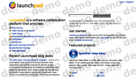 What Qastaging.launchpad.net website looked like in 2014 (9 years ago)