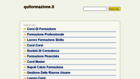 What Quiformazione.it website looked like in 2014 (9 years ago)
