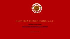 What Queseriamenorquina.com website looked like in 2014 (9 years ago)