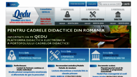What Qedu.ro website looked like in 2015 (10 years ago)