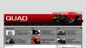 What Quadmagazin.de website looked like in 2015 (9 years ago)