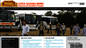 What Quangminh.org.au website looked like in 2015 (9 years ago)