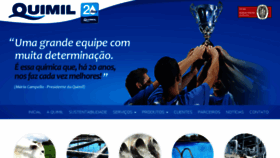 What Quimil.com.br website looked like in 2015 (8 years ago)