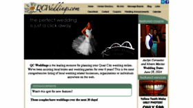 What Qcweddings.com website looked like in 2015 (8 years ago)