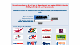 What Quechoa.vn website looked like in 2015 (8 years ago)