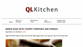 What Qlkitchen.com website looked like in 2015 (8 years ago)