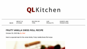 What Qlkitchen.com website looked like in 2015 (8 years ago)