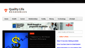 What Qualityliferesources.com website looked like in 2015 (8 years ago)