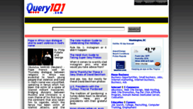 What Query101.com website looked like in 2015 (8 years ago)