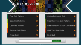What Quiltzine.com website looked like in 2015 (8 years ago)
