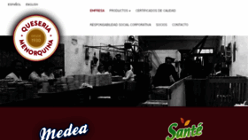 What Queseriamenorquina.com website looked like in 2016 (8 years ago)