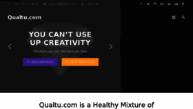 What Qualtu.com website looked like in 2016 (8 years ago)