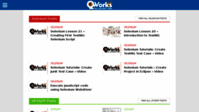 What Qeworks.com website looked like in 2016 (8 years ago)