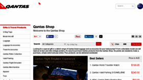 What Qantasshop.com.au website looked like in 2016 (8 years ago)