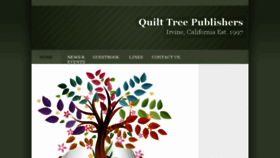 What Quilttreepublishers.com website looked like in 2016 (8 years ago)