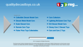 What Qualitydiecasttoys.co.uk website looked like in 2016 (8 years ago)