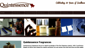 What Quintessencefragrances.com website looked like in 2016 (8 years ago)