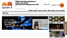 What Queenb.com.au website looked like in 2016 (8 years ago)