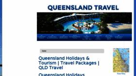 What Qldtravel.com.au website looked like in 2016 (8 years ago)