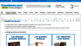 What Quelle.fr website looked like in 2016 (8 years ago)